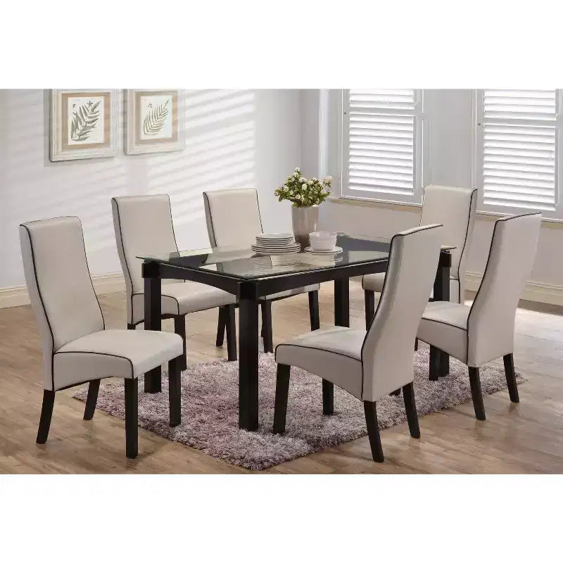Sedie da pranzo/cucina con rivestimento in similpelle, set da 2 – Sedie da pranzo stile Pentam