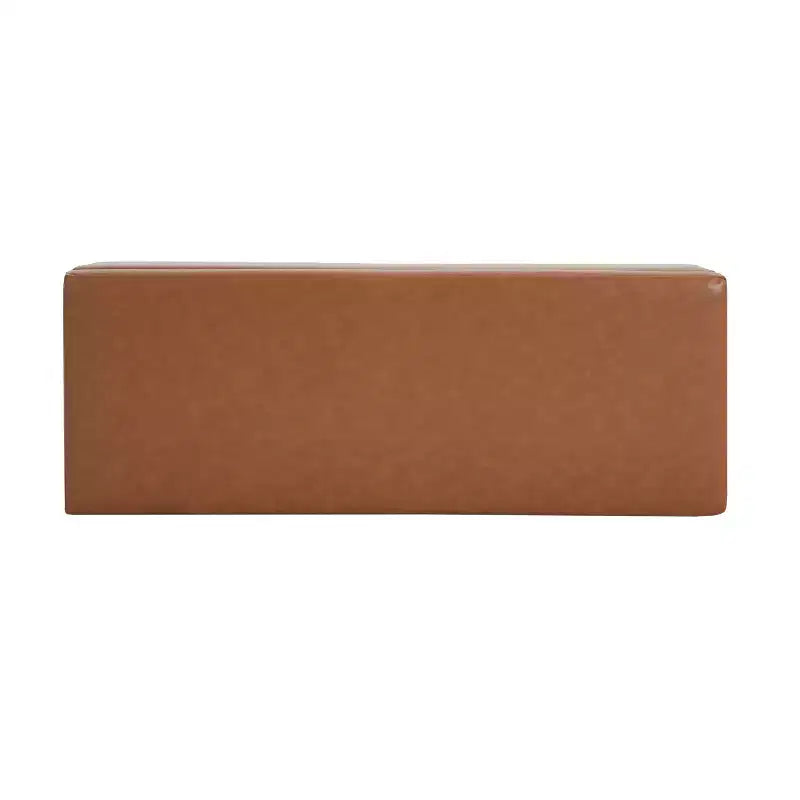 Pouf contenitore contemporaneo in similpelle con gambe in legno di betulla – 127 cm L, coperchio con chiusura ammortizzata
