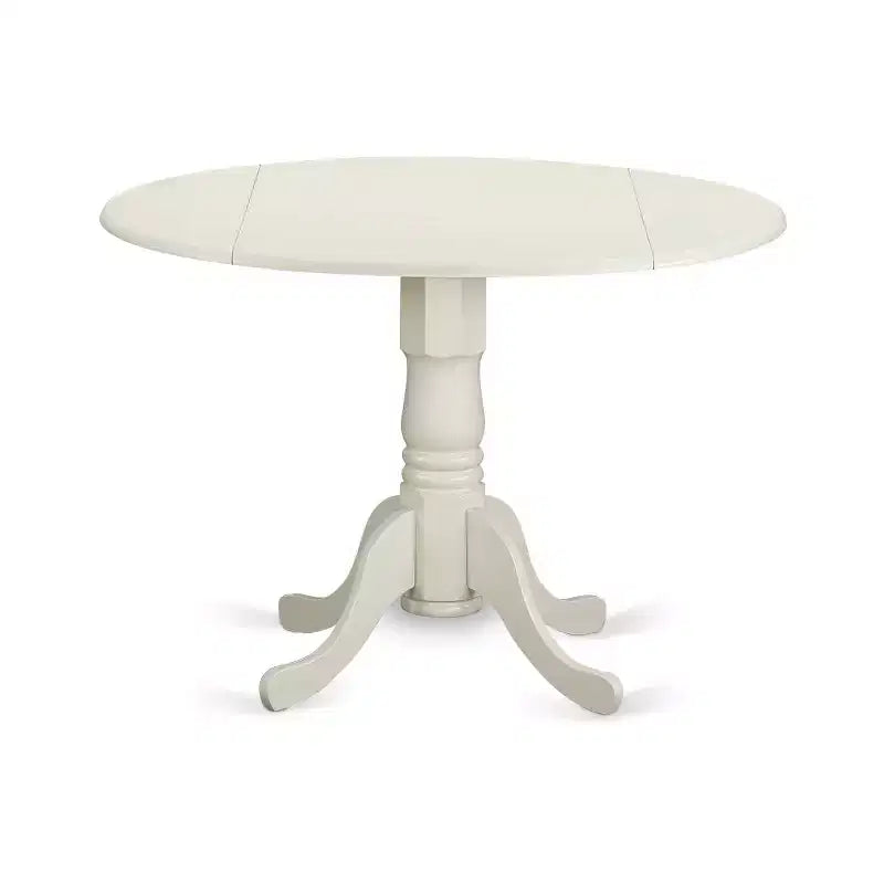 Set tavolo da cucina rotondo 5 pezzi - Tavolo da pranzo da 42" con ante a ribalta e 4 sedie Parsons