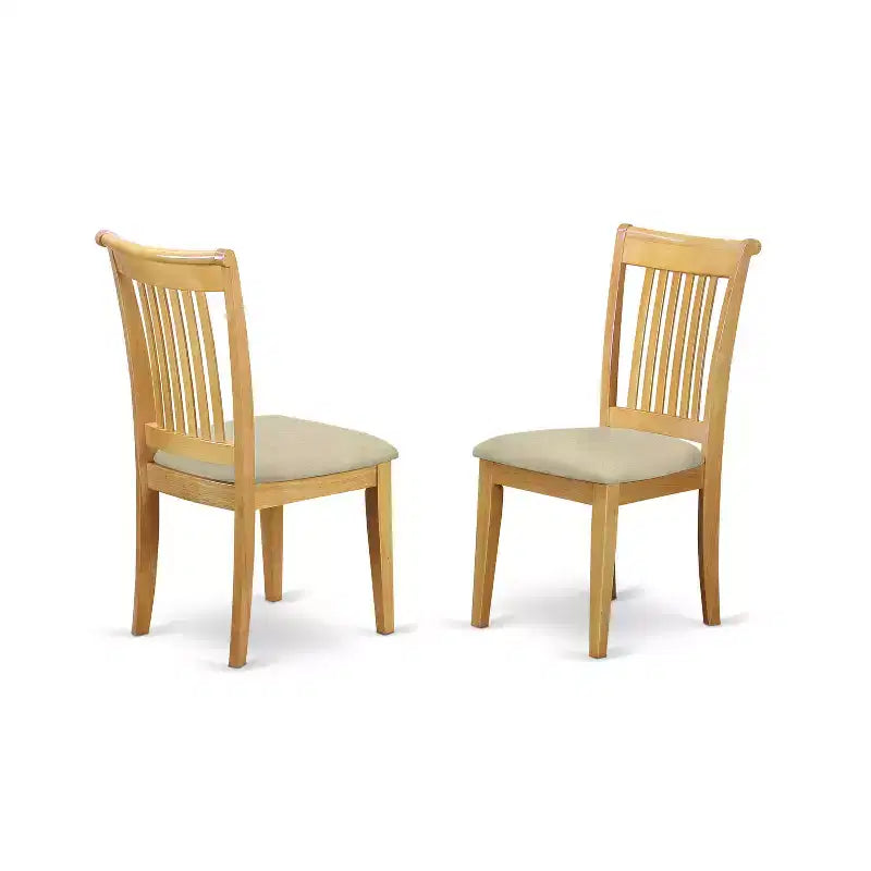Set da pranzo boho - Tavolo e sedie da cucina 3 pezzi - Tavolo quadrato, sedie imbottite in lino, finitura rovere