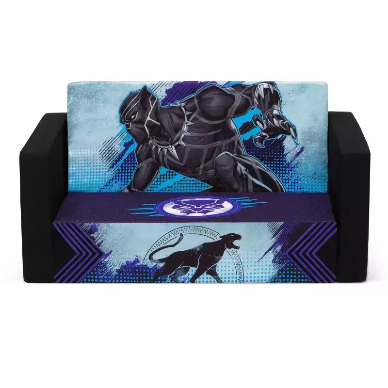 Divano trasformabile da letto a poltrona Black Panther Cozee Flip-Out – Poltrona-divano convertibile per la cameretta e la sala giochi dei bambini