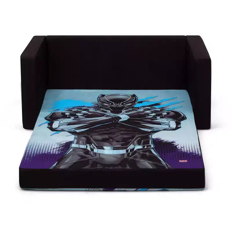 Divano trasformabile da letto a poltrona Black Panther Cozee Flip-Out – Poltrona-divano convertibile per la cameretta e la sala giochi dei bambini