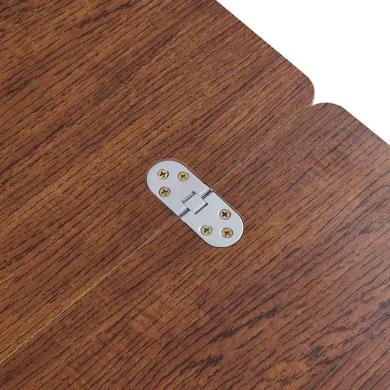 Tavolino moderno da 70 cm con piano pieghevole, rotelle, cassetto, ripiano a giorno e scomparto nascosto