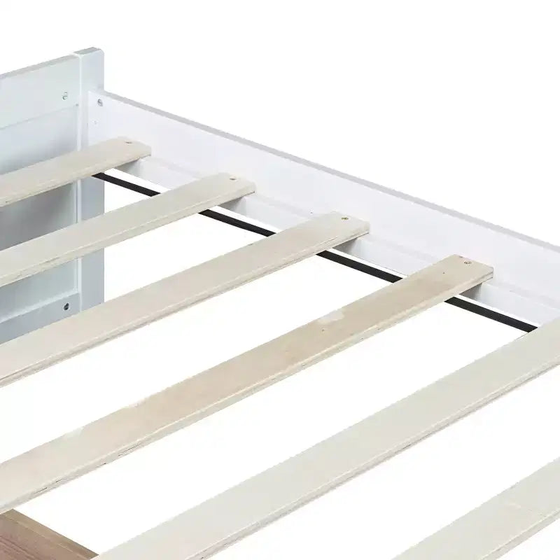 Letto matrimoniale in legno con 2 cassetti – Struttura letto contenitore per camere degli ospiti e camerette per bambini