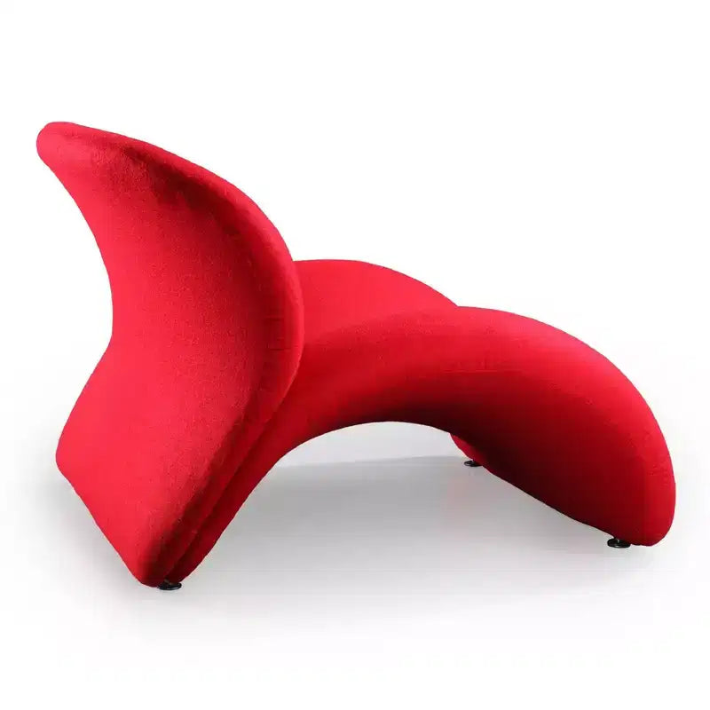 Set di 2 Poltrone Accent Rosebud in Misto Lana – Sedie da Soggiorno Moderne Imbottite