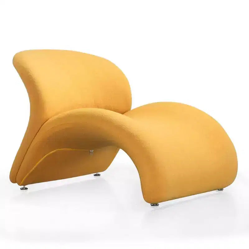 Set di 2 Poltrone Accent Rosebud in Misto Lana – Sedie da Soggiorno Moderne Imbottite