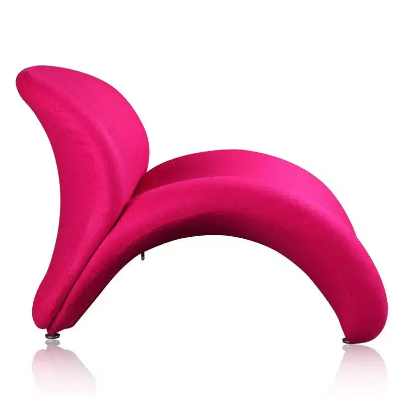 Set di 2 Poltrone Accent Rosebud in Misto Lana – Sedie da Soggiorno Moderne Imbottite