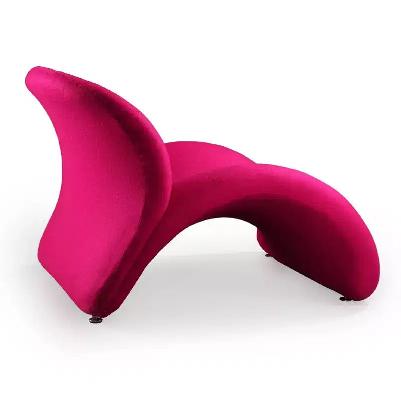 Set di 2 Poltrone Accent Rosebud in Misto Lana – Sedie da Soggiorno Moderne Imbottite