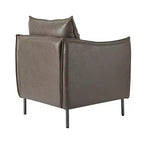 Set di 2 Poltrone Felix in Pelle Vegana con Gambe in Metallo – Sedie d'Accento Moderne per Soggiorno
