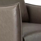 Set di 2 Poltrone Felix in Pelle Vegana con Gambe in Metallo – Sedie d'Accento Moderne per Soggiorno